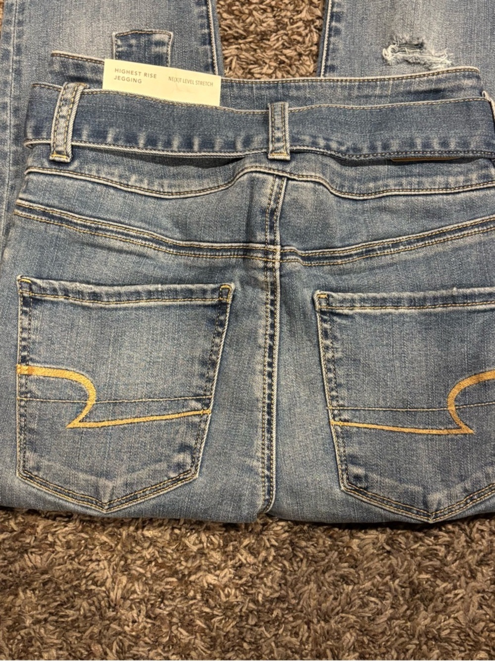 Women’s American Eagle Highest Rise Light Blue Jeggings